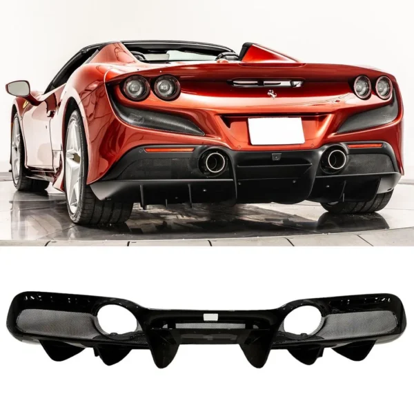 Ferrari F8 / Carbon Fiber Rear Diffuser