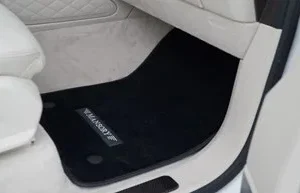 Mansory Mercedes-Benz AMG G63 Velour Floor Mats - with Leather Edging