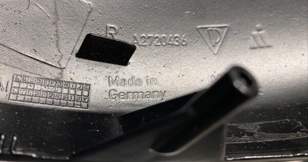 PORSCHE rechts spiegelabdeckung CARBON right mirror cover A2720436 354553351830 5