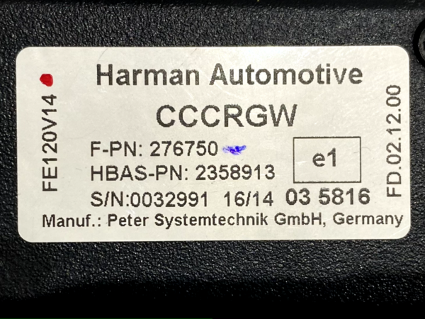 Ferrari 458 F12 LaFerrari / CAN Box / Part No.: 276750 - Image 3