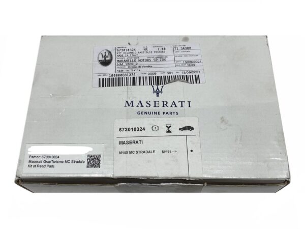 MASERATI GRANTURISMO MC STRADALE hinten Bremsbelag kit of rear pads 673010324 353709456541 3