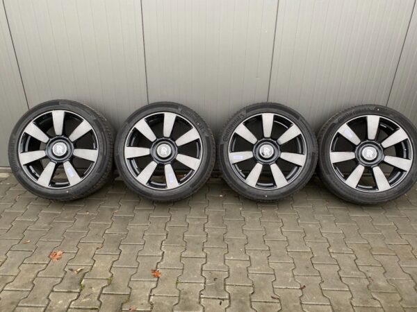 ROLLS ROYCE CULLINAN Rader satz black polished wheels set 22 inch 354630165681 2