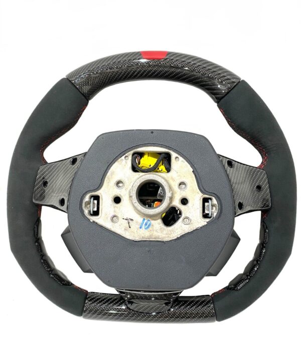 LAMBORGHINI HURACAN wildleder lenkrad steering wheel suede CARBON RED 353379107002 4