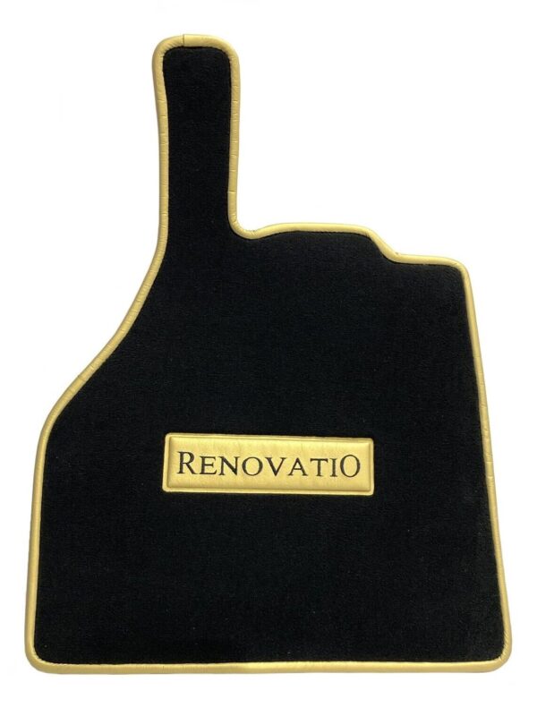 Mercedes-Benz SLR McLaren Renovatio / Floor Mats / Color: Black Gold New - Image 3