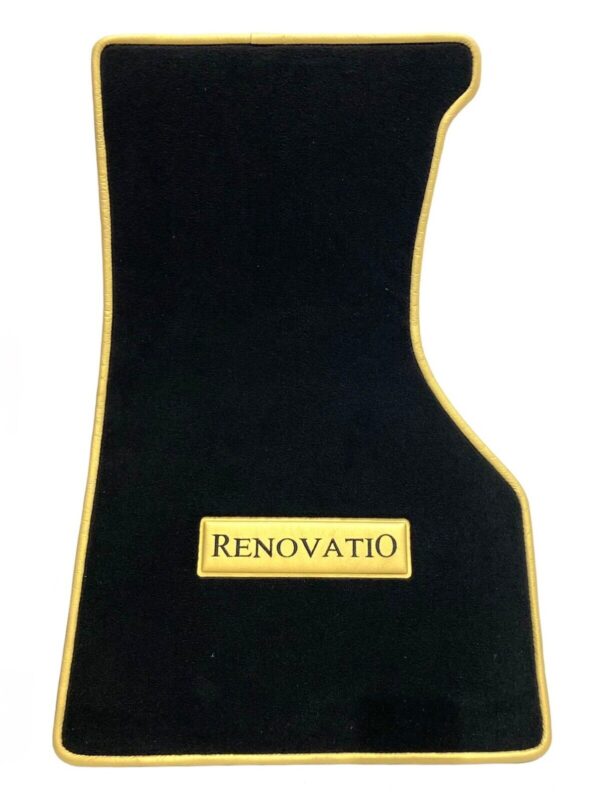 Mercedes-Benz SLR McLaren Renovatio / Floor Mats / Color: Black Gold New - Image 4