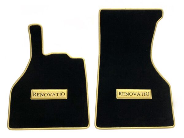 Mercedes-Benz SLR McLaren Renovatio / Floor Mats / Color: Black Gold New