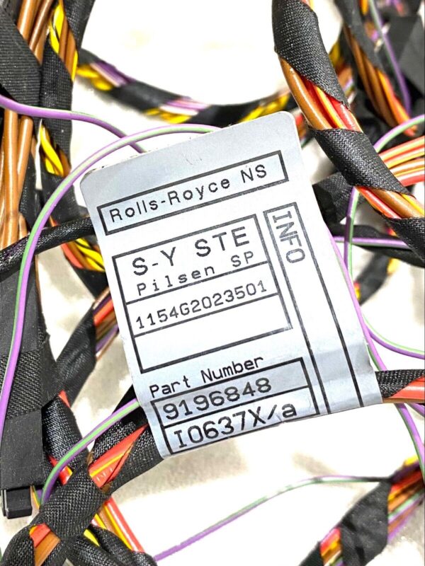 ROLLS ROYCE drahte verdrahtung harness assembly wires nr 9196848 353458077823 3