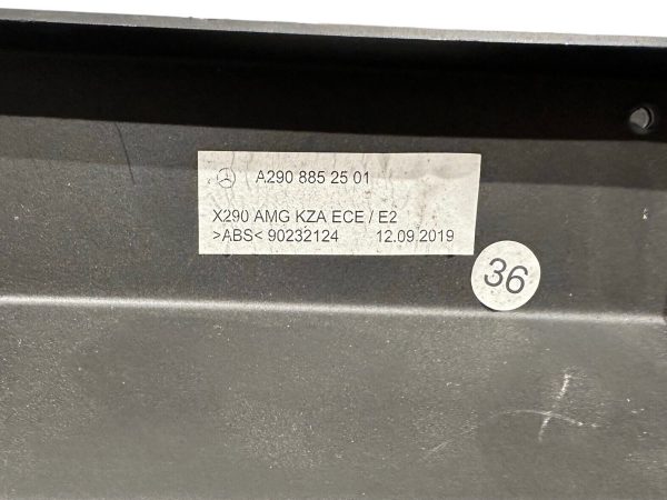 MERCEDES BENZ AMG GT W290 Kennzeichenhalter licence plate holder A2908852501 355130206785 7