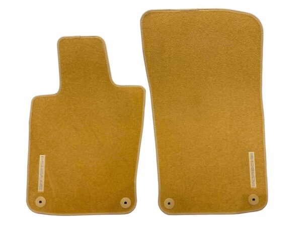 Porsche Panamera Original Floor Mats in Camel Color - Image 3