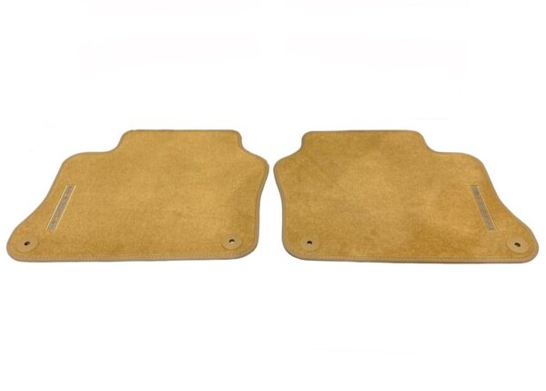 Porsche Panamera Original Floor Mats in Camel Color - Image 4