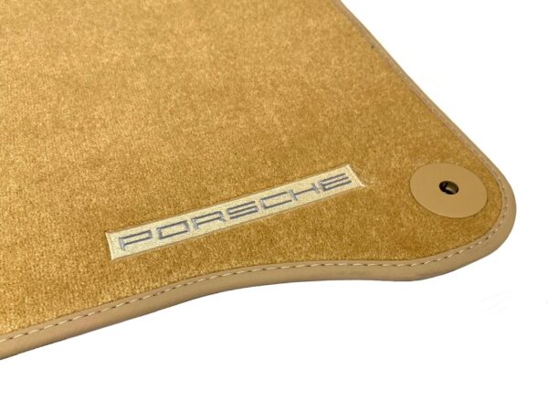 Porsche Panamera Original Floor Mats in Camel Color - Image 5