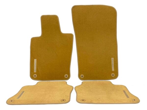 Porsche Panamera Original Floor Mats in Camel Color