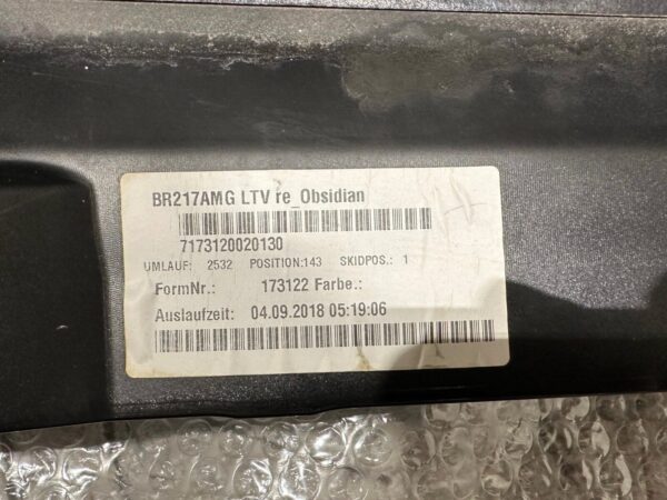 Mercedes-Benz S / S63 / S65 / AMG / W217 / Side Skirt Trim / Right Hand (RH) / Part Number: A2176980900 - Image 8