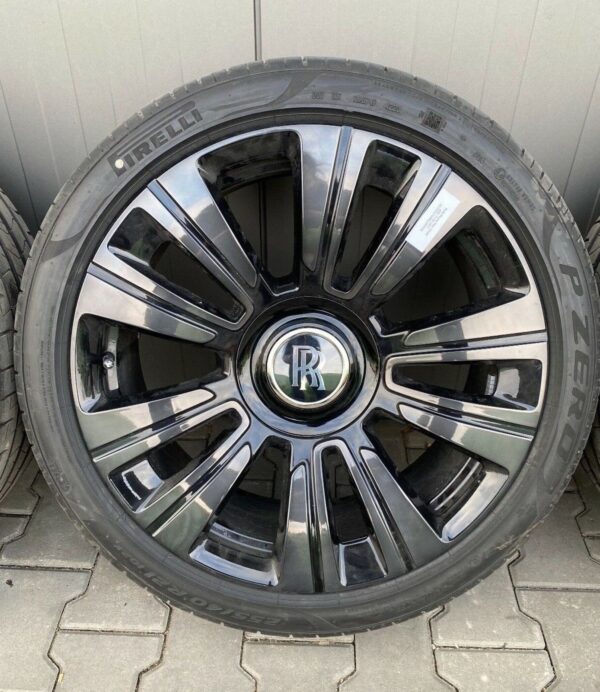 Rolls-Royce New Ghost / Black Polished Wheels Set / Size: 21 inches (Zoll)