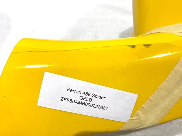 FERRARI 488 GTB SPIDER links rechts spiegelabdeckung mirror cover GELB YELLOW 353418003227 7