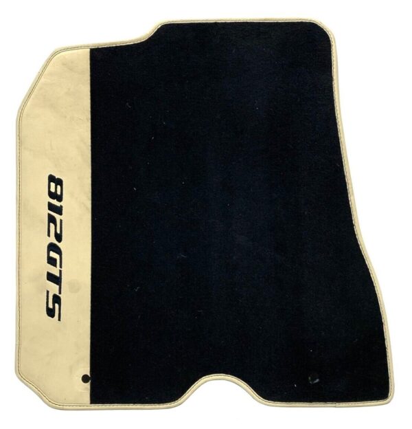 FERRARI 812 GTS original Fusmaten floor mats SCHWARZ CAMEL 354800989187 2