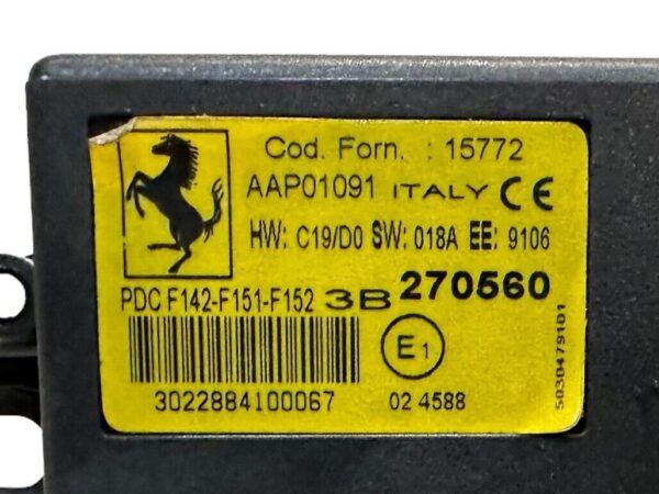 Ferrari 458 / F12 / FF / Parking Sensor Module / ECU Node / Part Number: 270560 - Image 3