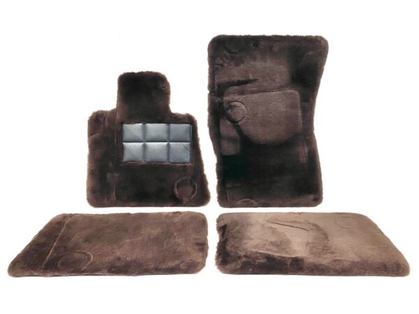 ROLLS ROYCE CULLINAN RR31 original Fusmaten floor mats LAMBSKIN BRAUN BROWN 353928208398