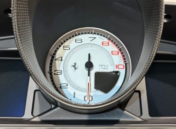 FERRARI F8 SPIDER TRIBUTO CARBON Tachometer instrumententafel Speedometer 863755 355086043789 4