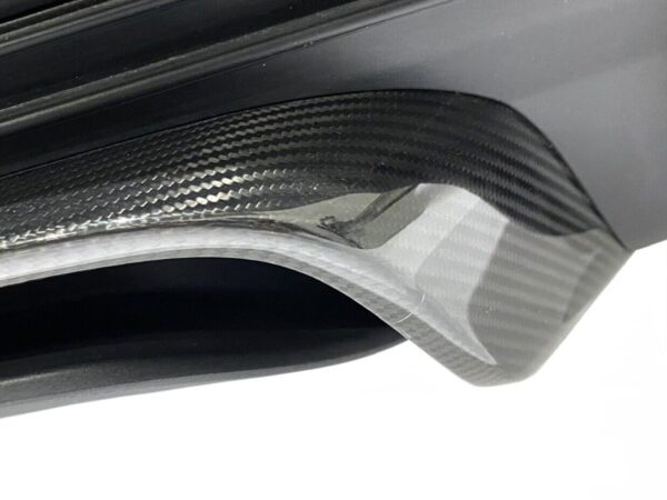 PORSCHE TAYCAN CARBON heckdiffusor abdeckung diffuser cover 9J1807983 9J1807521A 354013787369 4